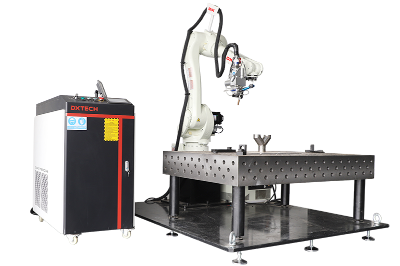 Máquina de soldadura láser de fibra automática 3D
