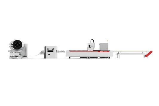 Máquina de corte láser de metal con desenrollado y nivelación serie 1530FC