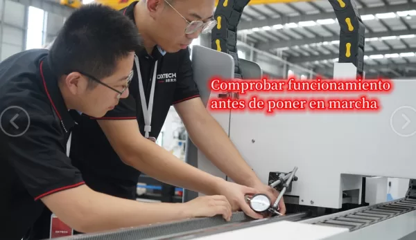 ¿Qué revisiones deben realizarse antes de encender la cortadora láser1