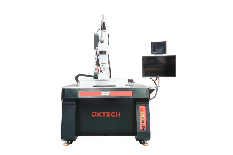 Máquina de soldadura láser con galvanómetro de alta velocidad DXTECH 1000W se utiliza para la soldadura de piezas de precisión