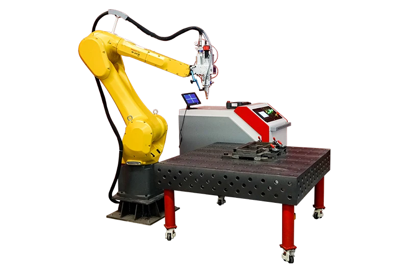 El último modelo de 6000W RW18 Robot industrial de soldadura láser de 6 ejes automático