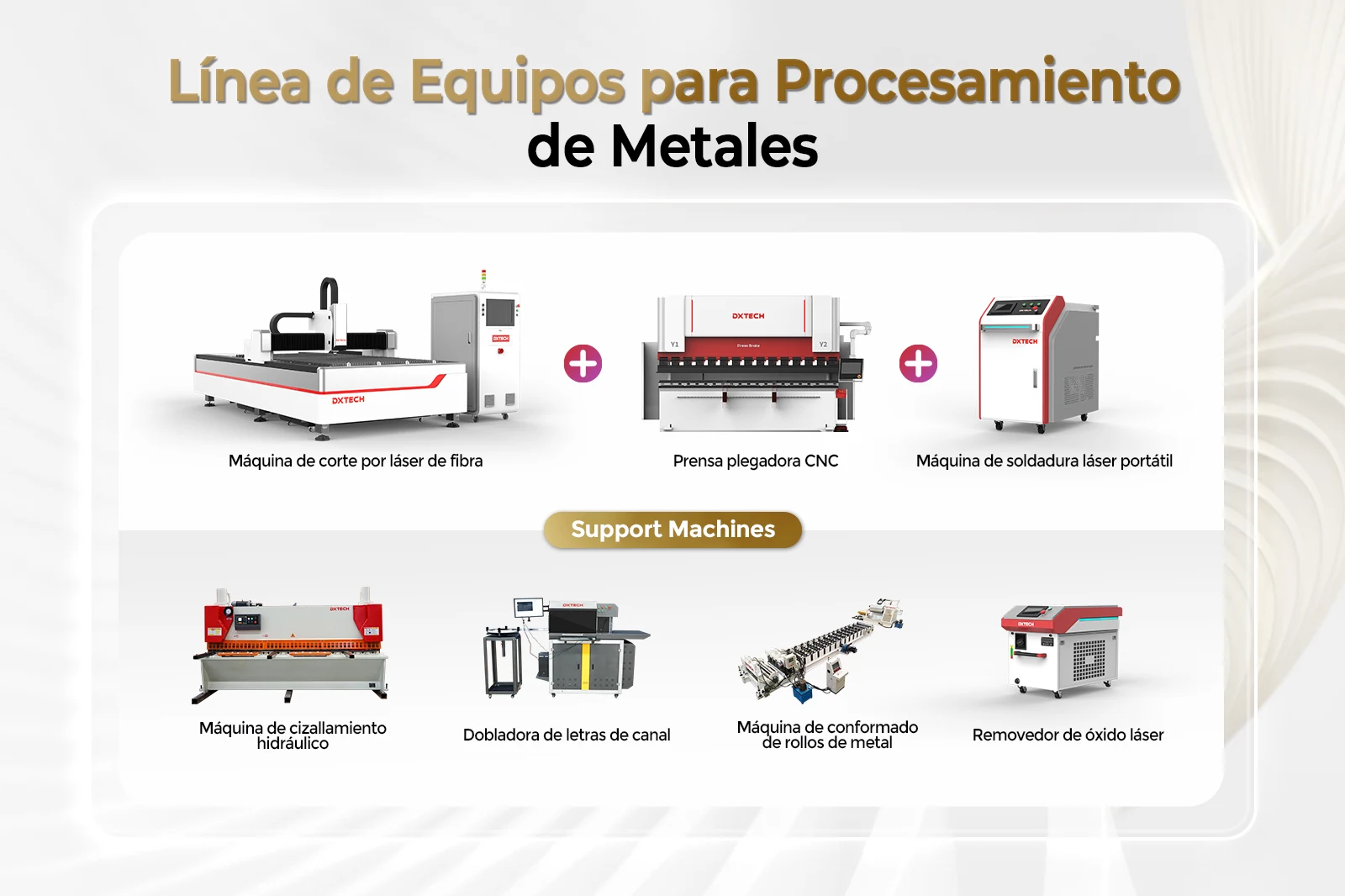 Línea de Producción de Equipos de Procesamiento de Metales