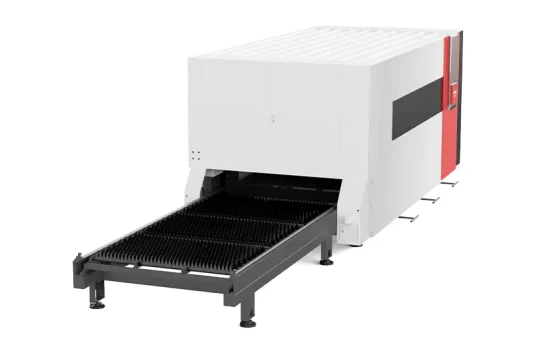 Máquina de corte por láser serie SG de 1 kW/2 kW/3 kW con plataforma de intercambio de cubierta completa