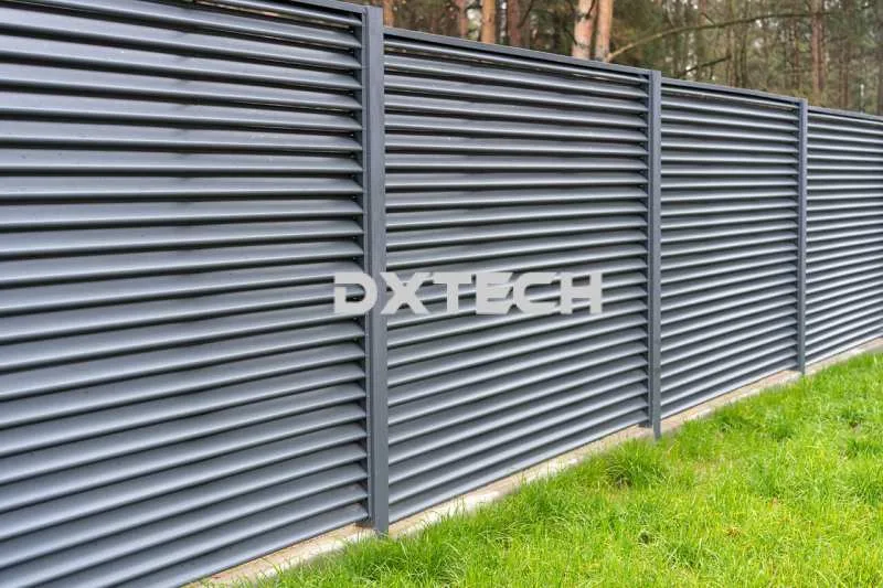 DXTECH arte del hierro, valla, valla de acero inoxidable2