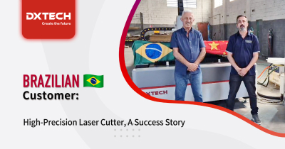 Los clientes brasileños elogian la máquina de corte láser de acero inoxidable DXTECH 1540EP de 3 kW