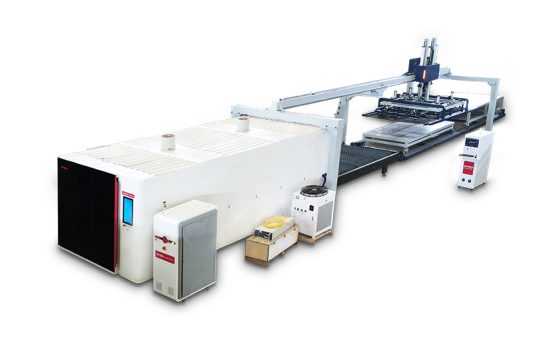 Máquina de corte láser totalmente cerrada de alta potencia 2040SP 12 kW con función de carga y descarga automáticas