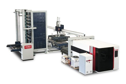 Máquina de corte láser cerrada 1530SP con carga y descarga automática y almacenamiento inteligente de material